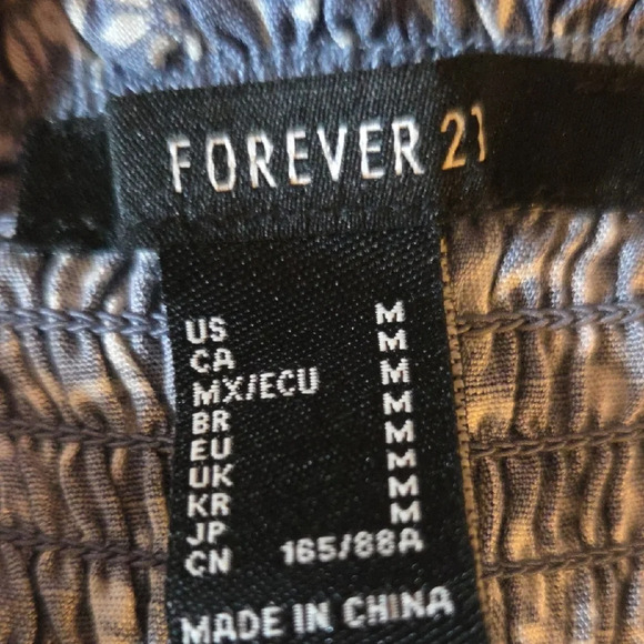 Forever 21 Lavender Floral Midi Dress - Picture 3 of 4